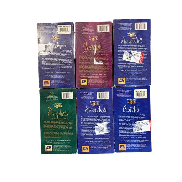 VHS A&E Documentary Mysteries of the Bible 6 Tapes 3 Sealed - Picture 2 of 3